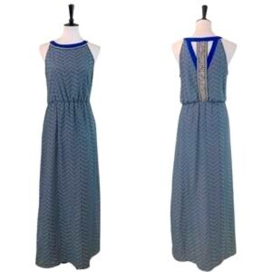 Lucky Brand boho geometric Maxi Dress, size S